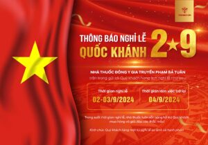 THÔNG BÁO LỊCH NGHỈ LỄ QUỐC KHÁNH 02/09