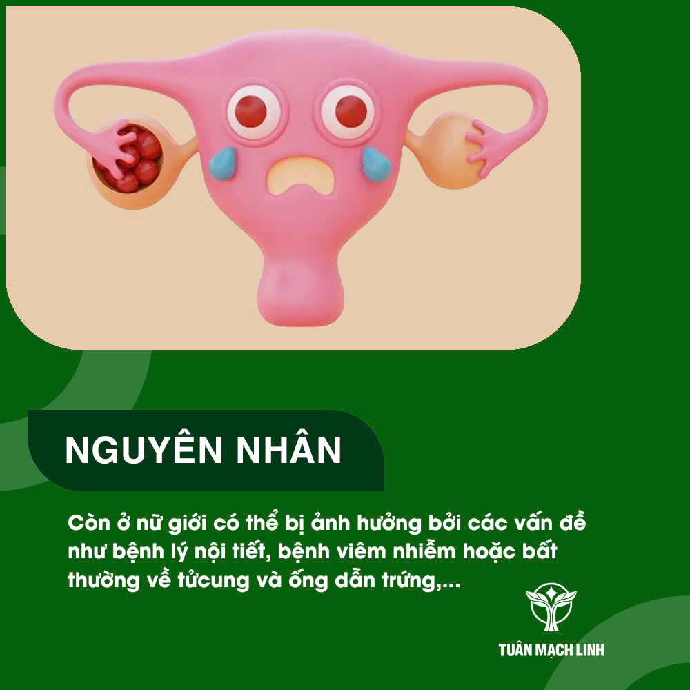 Nguyên nhân vô sinh nguyên phát ở nữ